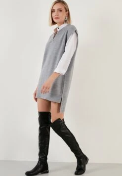 LELA T-Shirt BasicGrey Donna T-shirt E Top L6S21D02B-C11 8 LELA T-Shirt BasicGrey Donna T-shirt E Top L6S21D02B-C11 -Lela a2faa7f4bbe64db2ada149efb6f32ee7