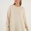 LELA Loose FitMaglioneBeige Donna Maglieria L6S21I04J-B11