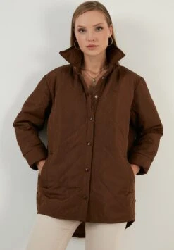 LELA Loose FitCappotto InvernaleBrown Donna Cappotti L6S21U01I-O11 -Lela a61032b4c4fa49d783f2d7461030c6be