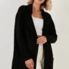 LELA Regular Fit - Cardigan - Black