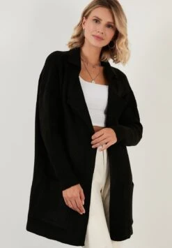 LELA Regular Fit - Cardigan - Black