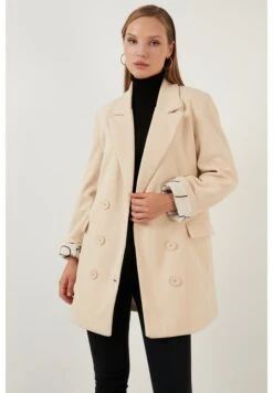 LELA Cappotto Corto - Stone -Lela a6e53862ebc34f7a83d25fbabdf92a85