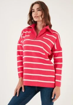 LELA MaglioneFuchsia/Light Stone Donna Maglieria L6S21I05C-J11 -Lela a6f13944c9f2423a86929e7ebeb92150