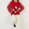 LELA Regular FitMaglioneRed Bambini Pullover & Cardigan L6S23J002-G11
