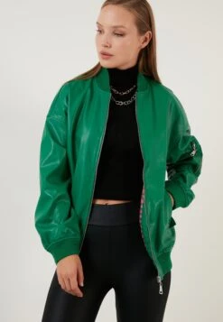 LELA Loose FitGiacca In SimilpelleBenetton Color Donna Giacche E Blazer L6S21U01P-M11