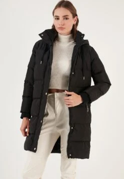 LELA Regular FitCappotto InvernaleBlack Donna Cappotti L6S21U023-Q11 -Lela a981b748a16641c9afe7c10ec11e22a3