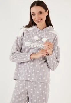 LELA Regular Fit SetPigiamaGrey Donna Intimo Notte E Loungewear L6S81P012-C11 -Lela a9a8e387f44d4049bfe6343e8ba8e1af