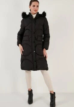 LELA Regular FitCappotto InvernaleBlack Donna Cappotti L6S21U026-Q11