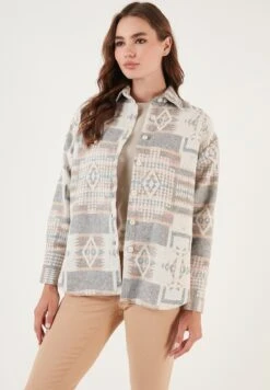 LELA CamiciaBeige Donna Camicie E Bluse L6S21E06B-B11 -Lela acfe3b8e36554e67a509190c83a1bddc