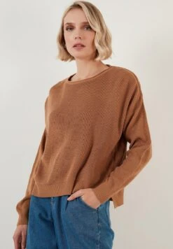 LELA MaglioneCaramel Donna Maglieria L6S21I03A-O11 9 LELA MaglioneCaramel Donna Maglieria L6S21I03A-O11 -Lela ad0307b4c5ed48e5ba23020aa92467f9