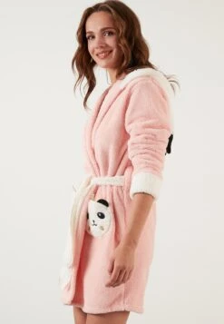 LELA Regular FitAccappatoioSalmon Donna Intimo Notte E Loungewear L6S81P00B-H11 -Lela ad62556c2cc146eda10c7b596b982878