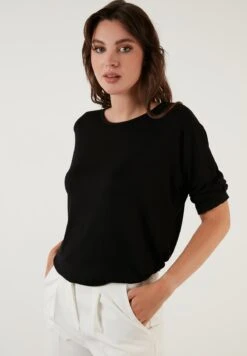 LELA Regular FitCamicettaBlack Donna Camicie E Bluse L6S21E006-Q11 -Lela b160015df4b44ab68dfc22a2b313e2ed