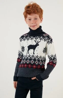 LELA Regular FitMaglioneDark Blue Bambini Pullover & Cardigan L6S24J005-K11 -Lela b163d3d33d9e4c318d95a81f51eb2c72