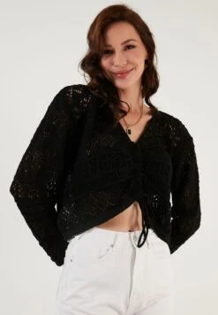 LELA Regular FitMaglioneBlack Donna Maglieria L6S21I030-Q11