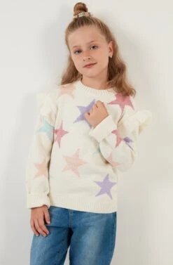 LELA Regular FitMaglioneEcru Bambini Pullover & Cardigan L6S23J001-A11 -Lela b1a5de87c74b4c8c9de004ac9062f7f5
