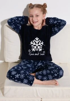 LELA Regular Fit SetPigiamaDark Blue Bambini Intimo E Per La Notte L6S83B001-K11