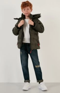 LELA Regular FitCappotto InvernaleKhaki Bambini Abbigliamento Outwear L6S24L00M-N11 -Lela b26a1840c4454227a3c81b4397a2befd