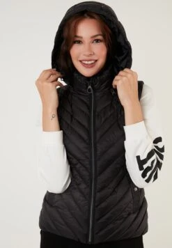 LELA Regular FitSmanicatoBlack Donna Giacche E Blazer L6S21G006-Q11