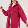 LELA Loose Fit - Giacca Leggera - Fuchsia