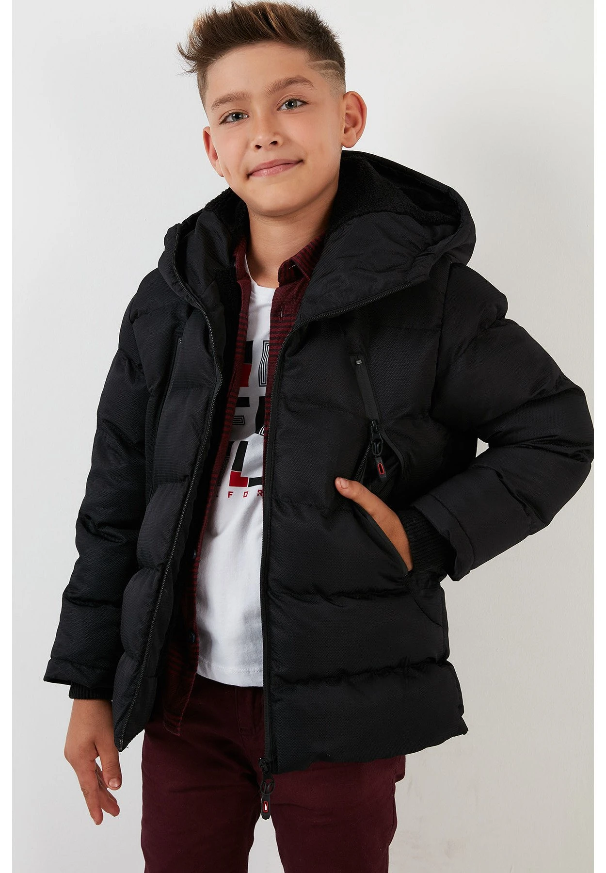 LELA Regular FitGiacca InvernaleBlack Bambini Abbigliamento Outwear L6S22T00G-Q11 3 LELA Regular FitGiacca InvernaleBlack Bambini Abbigliamento Outwear L6S22T00G-Q11 - immagine 3