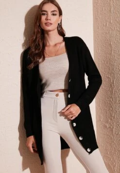 LELA Regular FitCardiganBlack Donna Maglieria L6S21I00T-Q11 11 LELA Regular FitCardiganBlack Donna Maglieria L6S21I00T-Q11 -Lela b40bc9f578e54a93ad2870e281a71ae8