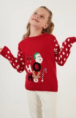 LELA Regular FitMaglioneRed Bambini Pullover & Cardigan L6S23J002-G11 -Lela b50a40576a214fa9813fe616acf5c3b0