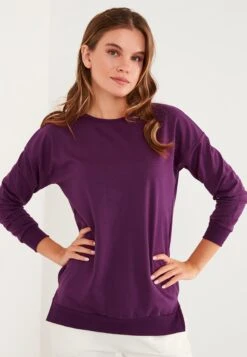 LELA Regular FitFelpaPurple Donna Felpe L6S21J00H-I12 -Lela b510f62b14ec4b418670bf9f99b194ee