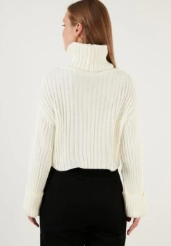 LELA Loose FitMaglioneEcru Donna Maglieria L6S21I04I-A11 -Lela b65af0d9ba0749628d3d962ff9b49bbd