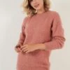 LELA Regular FitMaglioneDusty Rose Donna Maglieria L6S21I045-J11