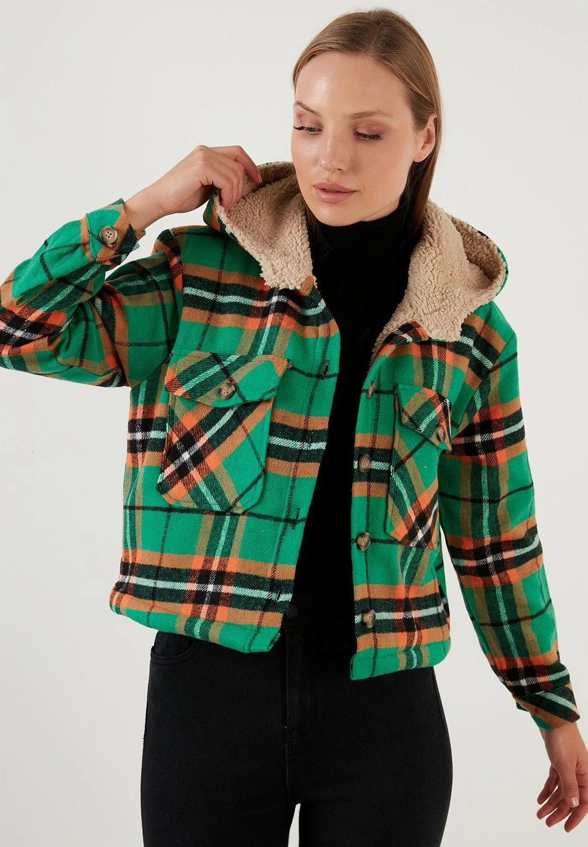 LELA Regular Fit - Giacca Da Mezza Stagione - Green 5 LELA Regular Fit - Giacca Da Mezza Stagione - Green - immagine 5