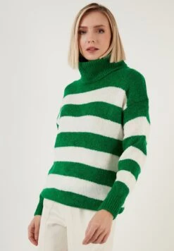 LELA MaglioneGreen Donna Maglieria L6S21I049-M11 -Lela b7db4b69960a4fea8a02787d8c6634ce