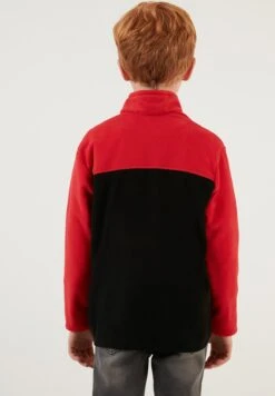 LELA Regular FitFelpa Con ZipRed Black Bambini Pullover & Cardigan L6S24J001-Q11 -Lela b9ef22984c56413bb68dfa1633389f7e