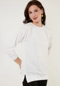 LELA Regular Fit - Felpa - Ecru -Lela ba7aee76258c4987a68c8e6f9a0963c9