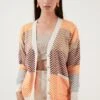 LELA Regular Fit - Cardigan - Orange