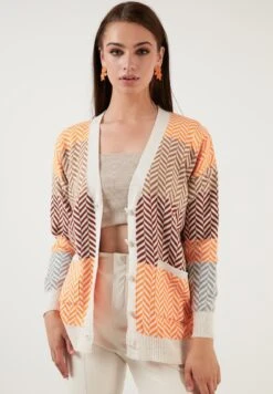 LELA Regular Fit - Cardigan - Orange