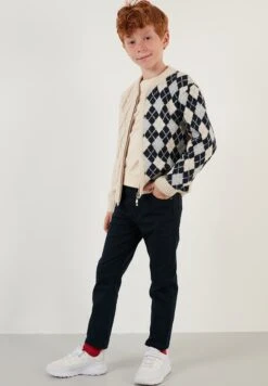 LELA Regular FitCardiganEcru Bambini Pullover & Cardigan L6S24J003-A11