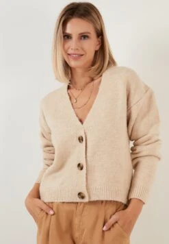 LELA CardiganStone Donna Maglieria L6S21I03P-C12 -Lela bbbc551d46044f22bab35798fa9491ab