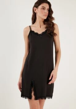 LELA Soft TouchCamicia Da NotteBlack Donna Intimo Notte E Loungewear L6S81P00P-Q11 10 LELA Soft TouchCamicia Da NotteBlack Donna Intimo Notte E Loungewear L6S81P00P-Q11 -Lela bdd2f007b4d341ac958bfcfb595b589e