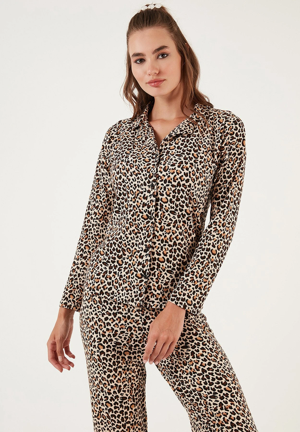 LELA Regular Fit - Pigiama - Leopard 2 LELA Regular Fit - Pigiama - Leopard - immagine 2