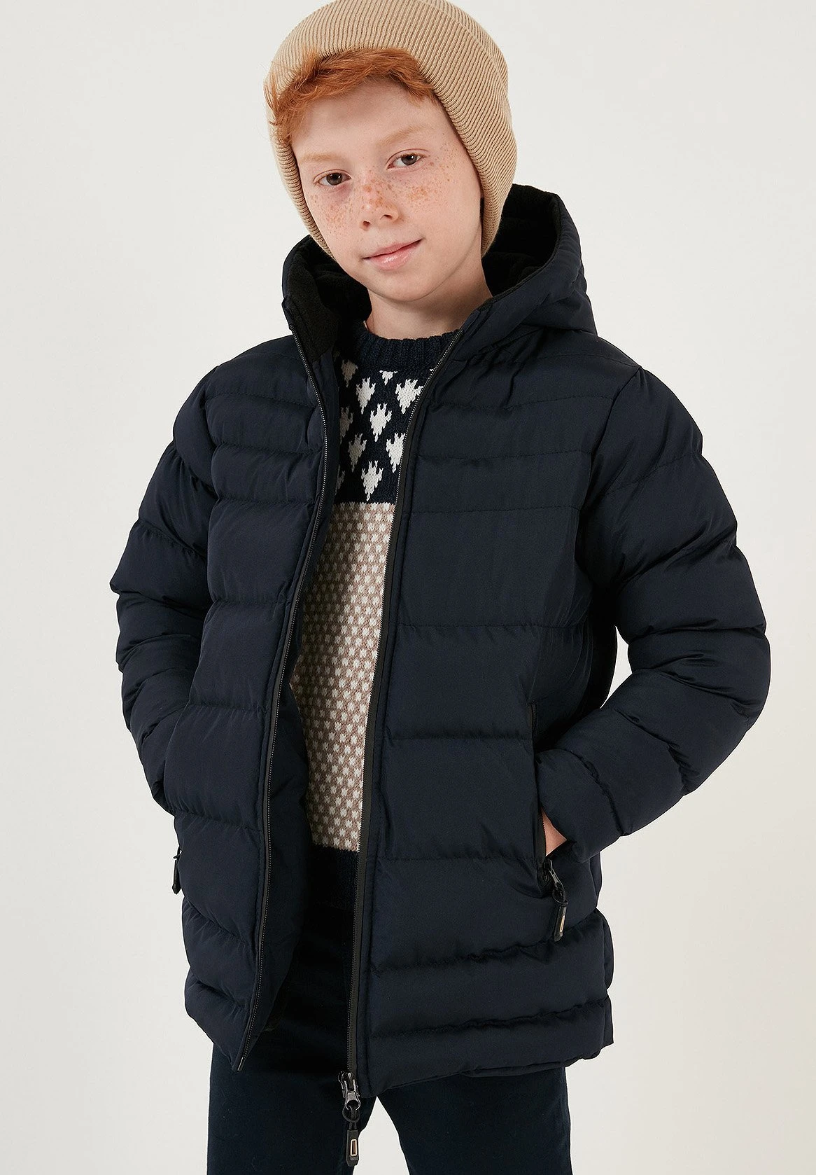 LELA Regular FitCappotto InvernaleDark Blue Bambini Abbigliamento Outwear L6S24L00Q-K12 6 LELA Regular FitCappotto InvernaleDark Blue Bambini Abbigliamento Outwear L6S24L00Q-K12 - immagine 6