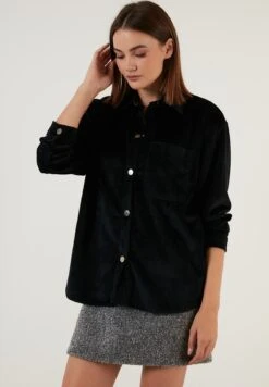 LELA Loose FitCamiciaBlack Donna Camicie E Bluse L6S21E042-Q11 -Lela c1043dd275ed48e8af3add248e932e7f