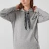 LELA Slim FitFelpa Con CappuccioGrey Donna Felpe L6S21J006-C11