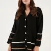 LELA CardiganBlack Donna Maglieria L6S21I05B-Q11