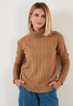 LELA Regular Fit - Maglione - Caramel