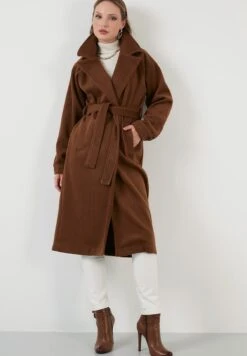 LELA Loose FitCappotto ClassicoBrown Donna Cappotti L6S21U01D-O11 -Lela c279d56b290d4713bd6e5ad7ecab8afb