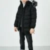 LELA Regular FitCappotto InvernaleBlack Bambini Abbigliamento Outwear L6S24L002-Q11