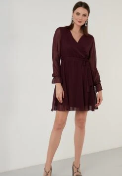 LELA Mini- Vestito Estivo - Purple -Lela c600d0b132694f5b9f658418df166751