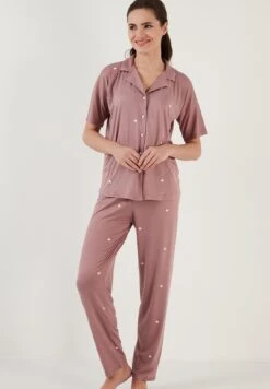 LELA Set Regular FitPigiamaDusty Rose Donna Intimo Notte E Loungewear L6S81P00O-J11 -Lela c6042017800643409f349d464272e6eb