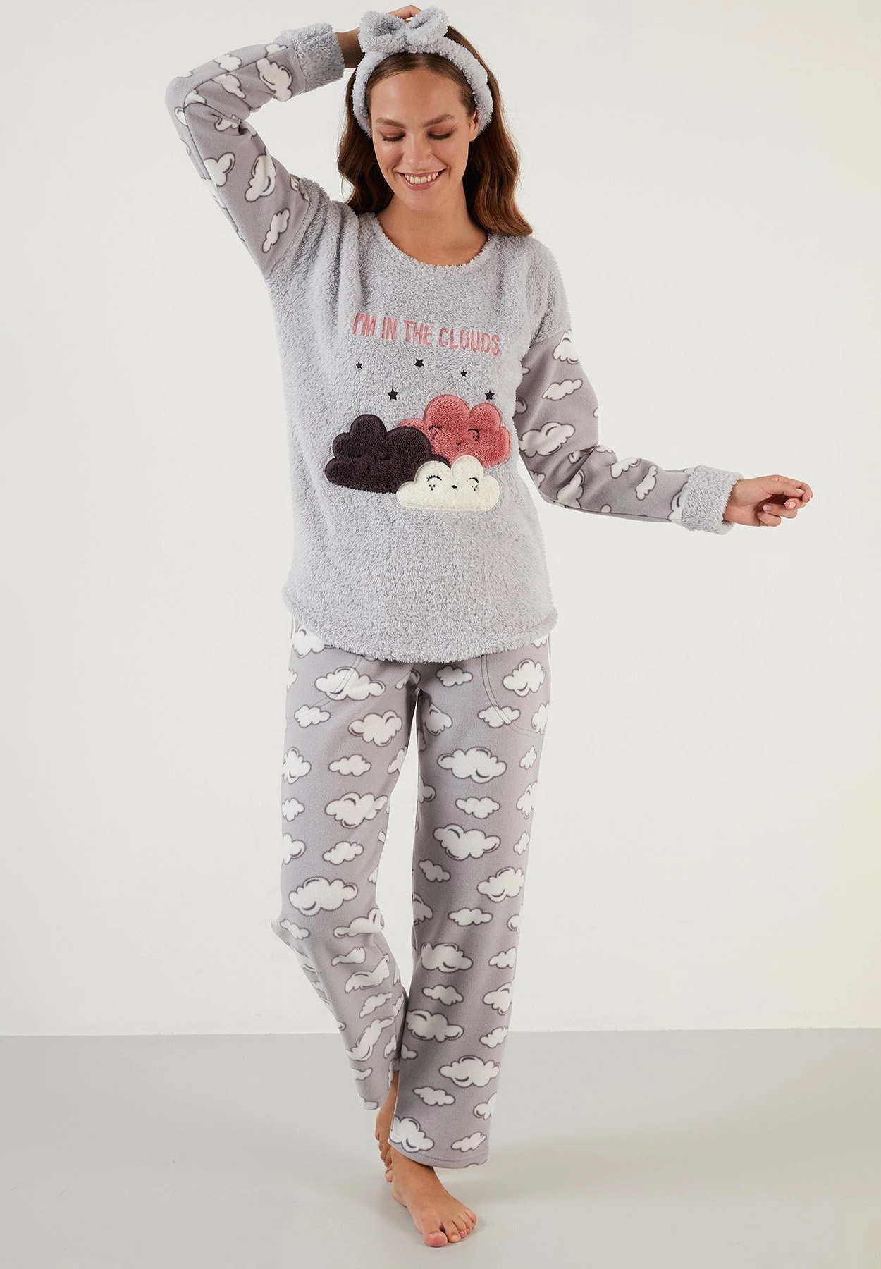 LELA Regular FitPigiamaGrey Donna Intimo Notte E Loungewear L6S81P003-C11 5 LELA Regular FitPigiamaGrey Donna Intimo Notte E Loungewear L6S81P003-C11 - immagine 5