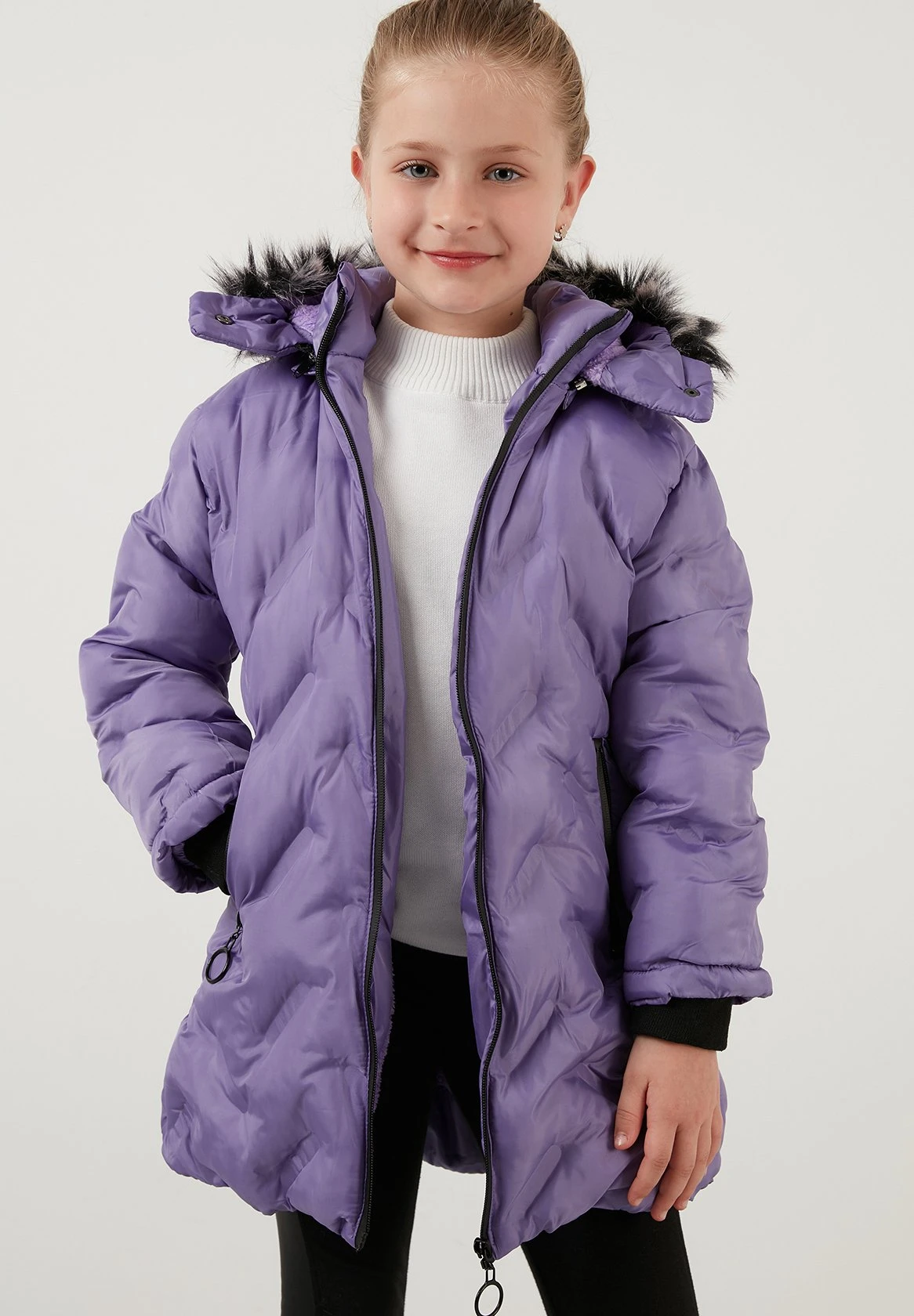 LELA Regular FitCappotto InvernaleLilac Bambini Abbigliamento Outwear L6S23L008-I11 7 LELA Regular FitCappotto InvernaleLilac Bambini Abbigliamento Outwear L6S23L008-I11 - immagine 7